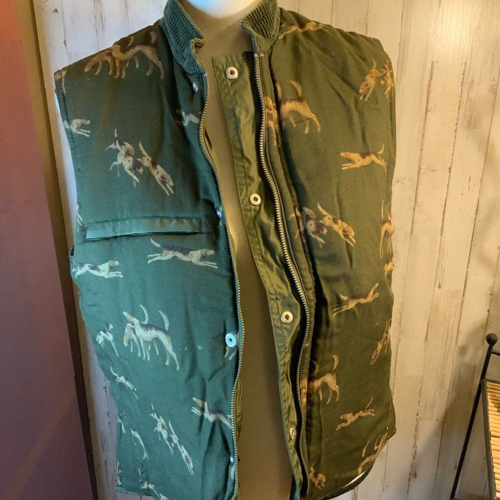 Lauren by Ralph Lauren lightly puffy reversible vest. Mist likely a small - Picture 4 of 9